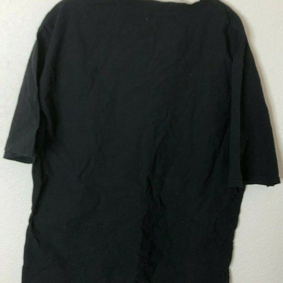 LOCALMODE Men Linen And Cotton V Neck Short Sleeve - Picture 2 of 5